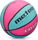 Meteor PIŁKA KOSZ. METEOR LAYUP #4 różowa/niebieska uniwersalny 1