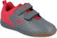 Kangaroos Półbuty halówki chłopięce KangaROOS 18384 szary + czerwony 34 1