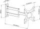 Techly Uchwyt ścienny ICA-LCD-2903 19'' - 37'' 2