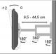 Techly Uchwyt ścienny ICA-LCD-2903 19'' - 37'' 3