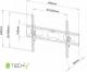 Techly Uchwyt ścienny ICA-PLB-131L 40'' - 65'' 1