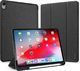 Etui na tablet Dux Ducis DUX DUCIS Domo składany pokrowiec etui na tablet z funkcją Smart Sleep podstawka iPad Air 2020 czarny (brak Smart Sleep) uniwersalny 1