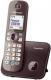 Telefon stacjonarny Panasonic Brązowy 1