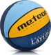 Meteor PIŁKA KOSZ. METEOR LAYUP #4 błękitna/żółta/niebieska 1