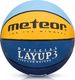 Meteor PIŁKA KOSZ. METEOR LAYUP #3 błękitna/żółta/niebieska 1