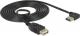 Kabel USB Delock USB-A - USB-A 1 m Czarny (83551) 2
