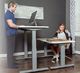 Biurko Zdesk Ergoline Czarne 120 cm x 60 cm 3