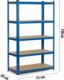 Humberg Regał metalowy magazynowy 150x75x30 (4842) 7