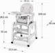 Ricokids Krzesełko do karmienia Sinco 5w1 szare (7090) 4
