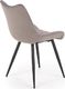 Halmar Krzesło K388 VELVET szare tapicerowane do jadalni i salonu HALMAR 2