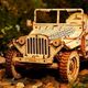 Robotime Drewniany model puzzle 3D Jeep Wojskowy MC701 Robotime uniwersalny 6