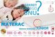Hevea Materac lateksowy Junior 90x180 H2 średnio-twardy HEVEA 3