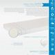 Hevea Materac lateksowy Junior 80x180 H2 antyalergiczny HEVEA 5
