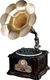 Gramofon Platinium 7951-P Z tubą 1