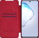 Nillkin Etui skórzane z klapką Nillkin QIN do Samsung Galaxy Note 20 (Czerwone) uniwersalny 13