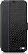 BMW Etui BMW BMFLBKP12SMCARBK iPhone 12 mini 5,4" czarny/black book M Collection PU Carbon Stripe 2