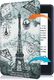 Pokrowiec Alogy Pokrowiec Smart Case Kindle Paperwhite 4 Wieża Eiffla + Szkło 4