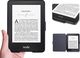 Pokrowiec 4kom.pl Etui origami do Kindle Paperwhite 1 2 3 na magnes różowe uniwersalny 5