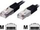 Equip Patchcord crossover C5e, SF/UTP, 1m, czarny (705910) 1