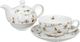 DUO Zestaw Porcelanowy Tea for One Duo Safa Dzbanek Filiżanka Spodek Kwiatowe Pnącza 2