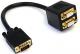 StarTech 0.3m czarny (VGASPL1VV) 1