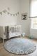 Lorena Canals Dywan dziecięcy ROUND ABC Vintage Azul Natural 150x150 niebieski LORENA CANALS 2