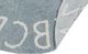 Lorena Canals Dywan dziecięcy ROUND ABC Vintage Azul Natural 150x150 niebieski LORENA CANALS 5