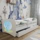 Kocot Kids Łóżko BABY DREAMS niebieski miś 160 dla dziecka ze stelażem Kocot Kids 2