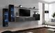 ASM Meble Meblościanka SWITCH XI z przeszklonymi witrynami z podświetleniem 10