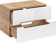 Comad Szafka pod umywalkę nablatową ARUBA 80 cm biała połysk/dąb COMAD 3