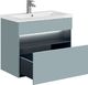 Comad Szafka pod umywalkę BAHAMA 80 cm miętowa wisząca z szufladą COMAD 2