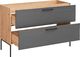 Comad Szafka pod umywalkę MODUO / MADERA GREY 854 grafitowa/dąb 120 w stylu loft COMAD 5