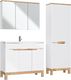 Comad Szafka łazienkowa BALI 100 cm biała z lustrem wisząca COMAD 4