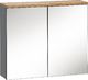 Comad Szafka łazienkowa BALI 80 cm grafitowa z lustrem wisząca COMAD 1
