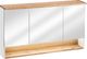 Comad Szafka łazienkowa BAHAMA 120 cm biała połysk z lustrem wisząca szeroka COMAD 1