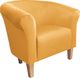 Atos Fotel DRAWA 1 BL VELVET żółty do salonu ATOS 1