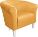 Atos Fotel DRAWA 1 BL VELVET żółty do salonu ATOS 8