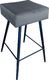 Atos Hoker OLIMP BL VELVET ciemno szary w stylu loft ATOS 1