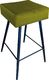 Atos Hoker OLIMP BL VELVET oliwkowy na metalowych nogach ATOS 1