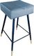 Atos Hoker OLIMP BL VELVET GOLD szary tapicerowany aksamitem ATOS 1