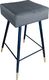 Atos Hoker OLIMP BL VELVET GOLD ciemno szary kuchenny ATOS 1