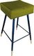 Atos Hoker OLIMP BL VELVET GOLD oliwkowy na metalowych nogach ATOS 1