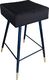 Atos Hoker OLIMP VELVET GOLD czarny w stylu loft ATOS 1