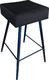 Atos Hoker OLIMP VELVET czarny w stylu loft ATOS 1