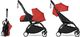 Wózek Babyzen Babyzen YOYO² - 0+, 6+ - Frame Black + Newborn Pack - Red 1
