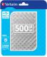 Dysk zewnętrzny HDD Verbatim HDD Store 'n' Go 500 GB Srebrny (53196) 1