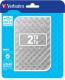 Dysk zewnętrzny HDD Verbatim Store 'n' Go Portable 2TB Srebrny (53198) 2