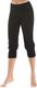 Teyli Legginsy Comforto 3/4 czarne Czarny XL 2