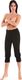 Teyli Legginsy Comforto 3/4 czarne Czarny XL 3