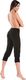 Teyli Legginsy Comforto 3/4 czarne Czarny XL 4